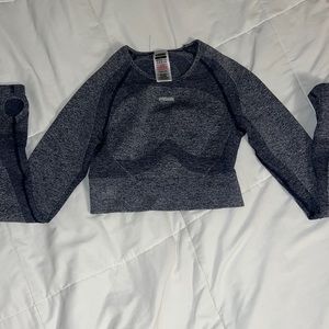 Gymshark, size small cropped workout shirt